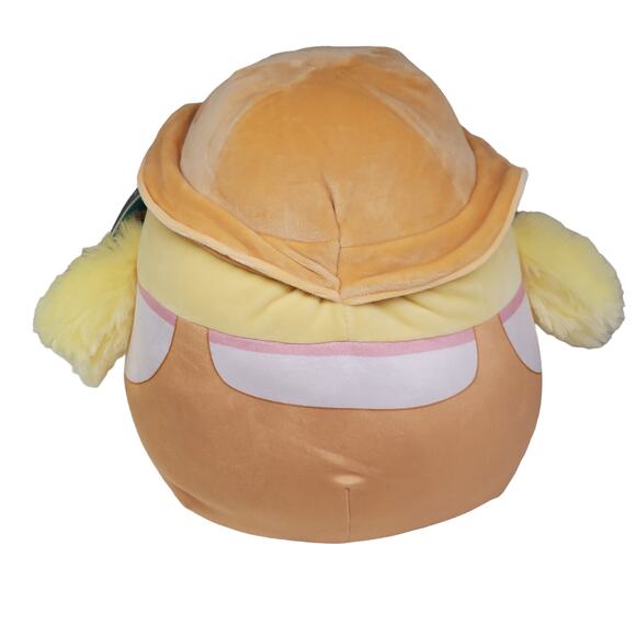 Aimee The Chick Squishmallow with Overalls 12 inch Hat 2021 Easter Plush - Picture 5 of 9